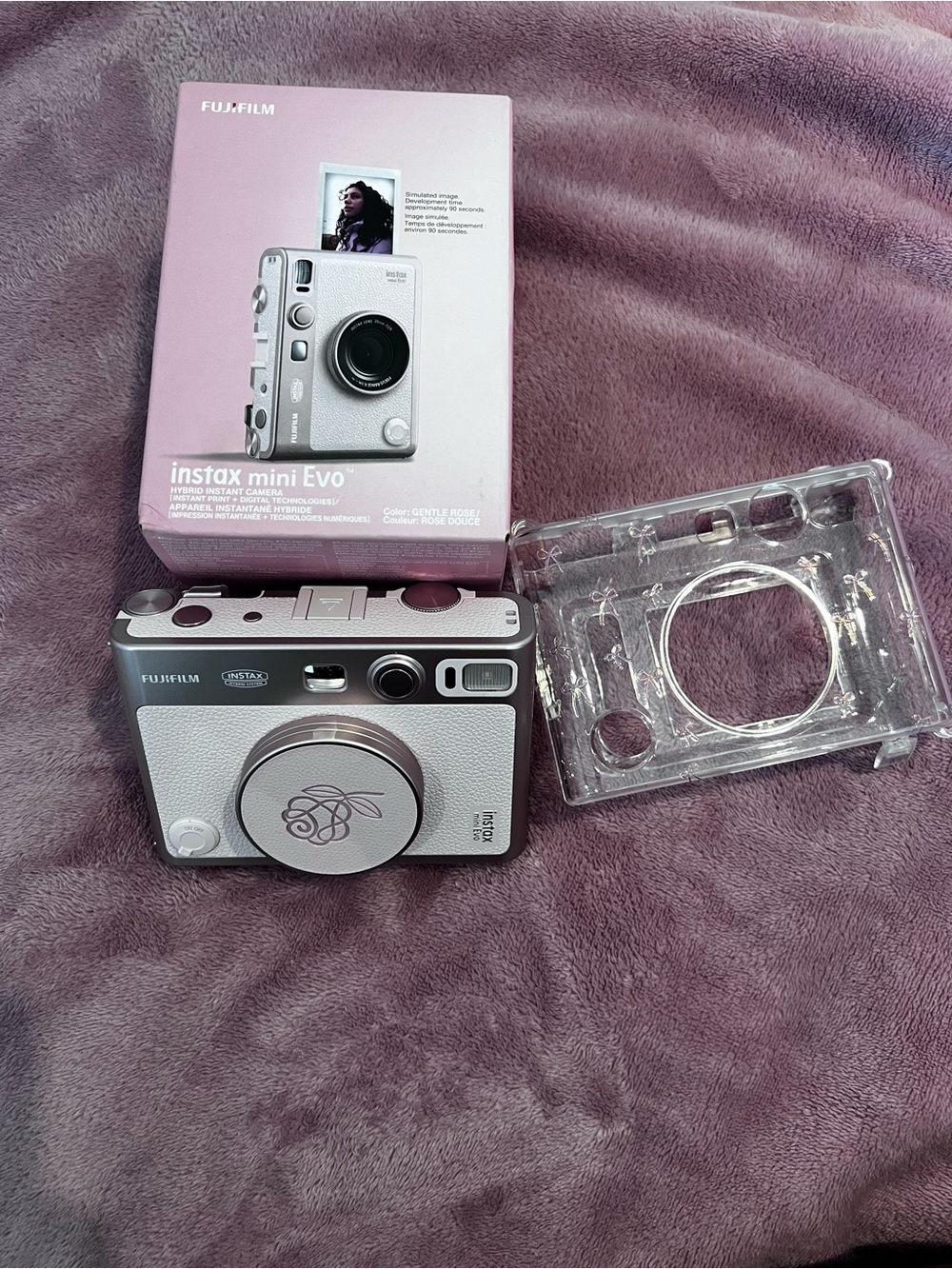 Fuji film Instax Mini Evo- Color: Gentle Rose (Pink)